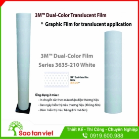 Film 3M Dual Color Series 3635 - 210 White