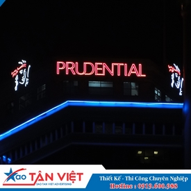 Rooftop sign - Neon Sign (Pru ITC)