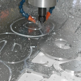 Machining and cutting aluminum material