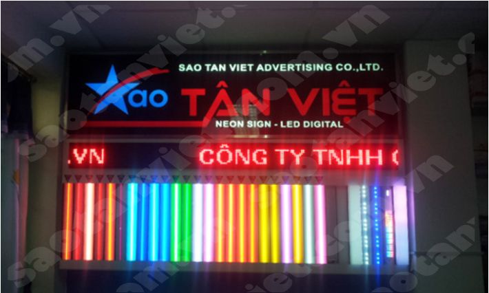 Bộ mẫu đèn Neonsign & Led ( Sao Tân Việt )